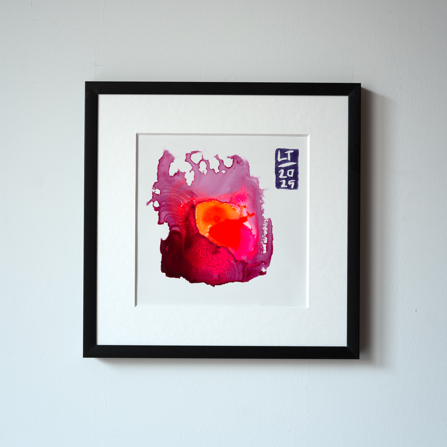 Ink on stonepaper | Untitled 9114 | 20x20cm