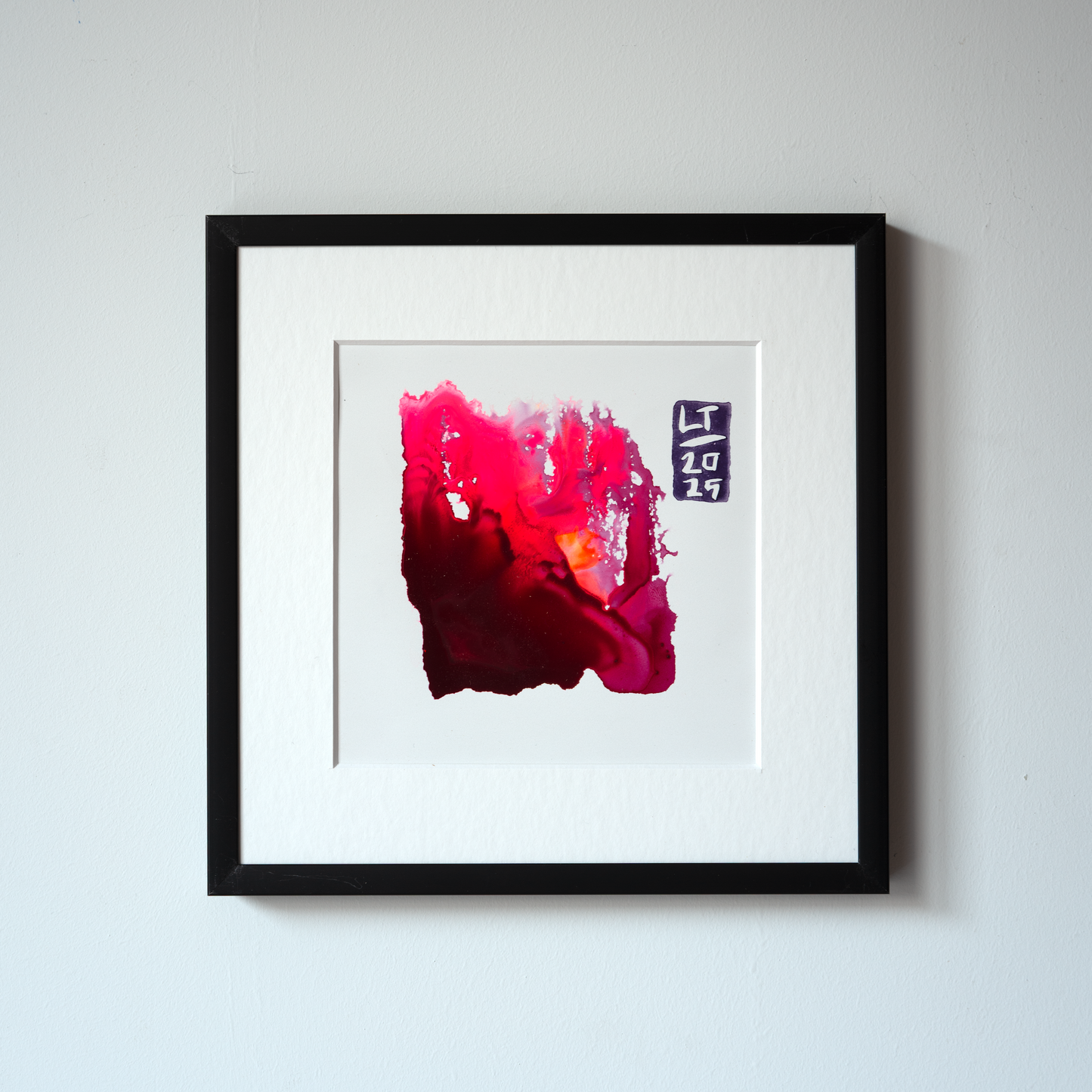 Ink on stonepaper | Untitled 9117 | 20x20cm