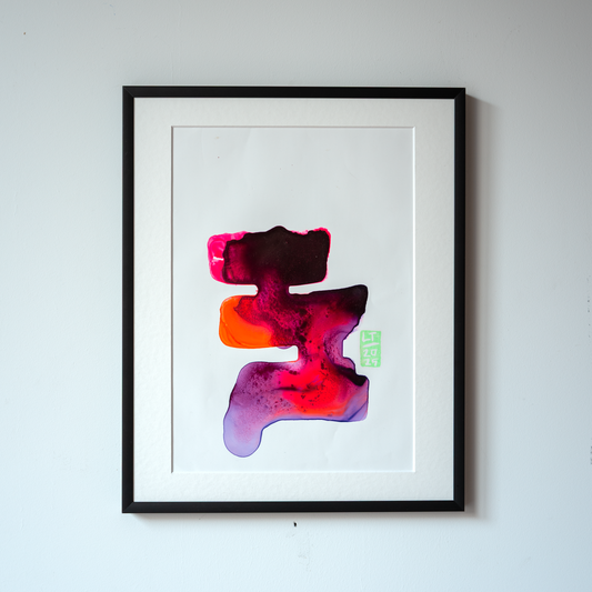 Ink on stonepaper | Untitled 9109 | 28x35cm