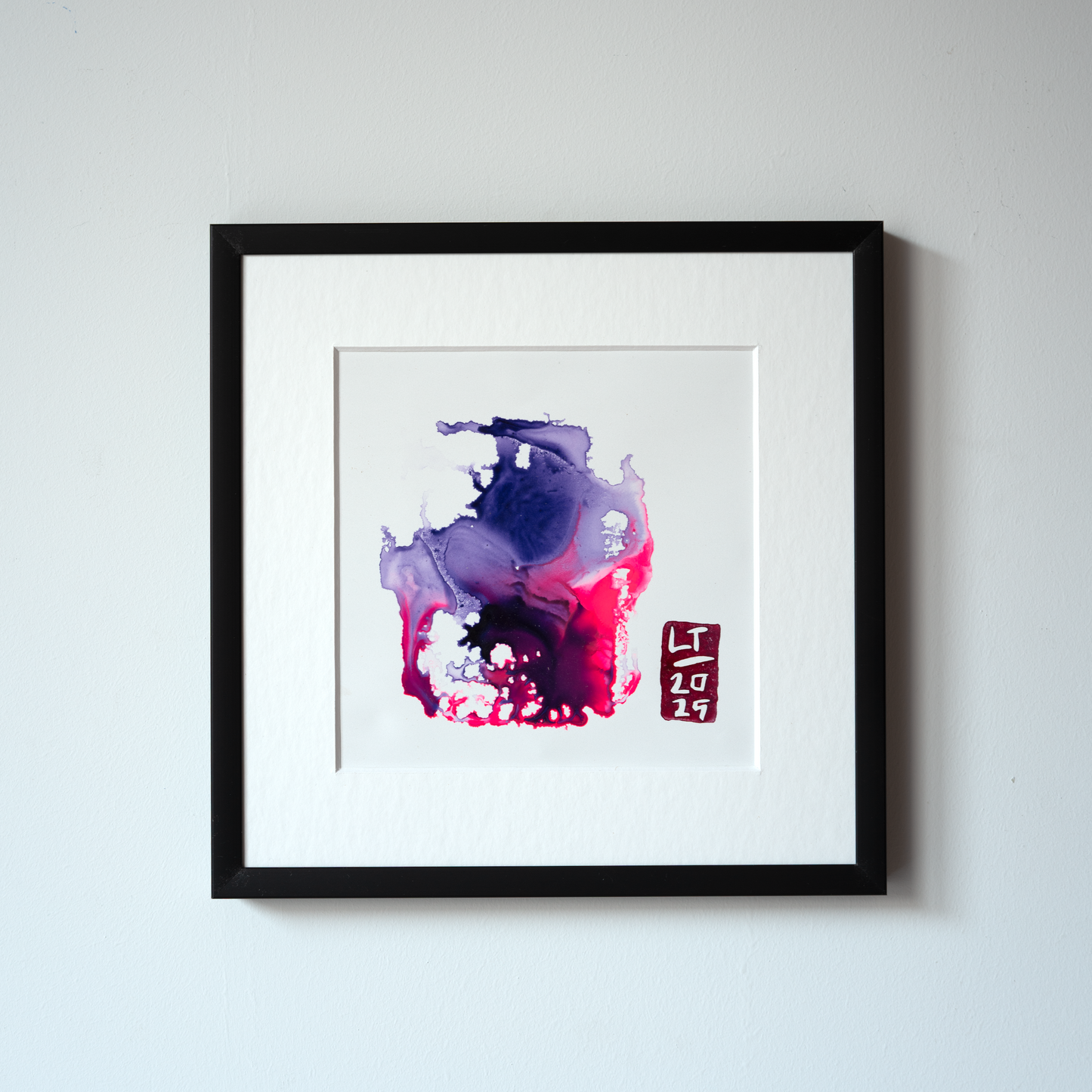 Ink on stonepaper | Untitled 9118 | 20x20cm