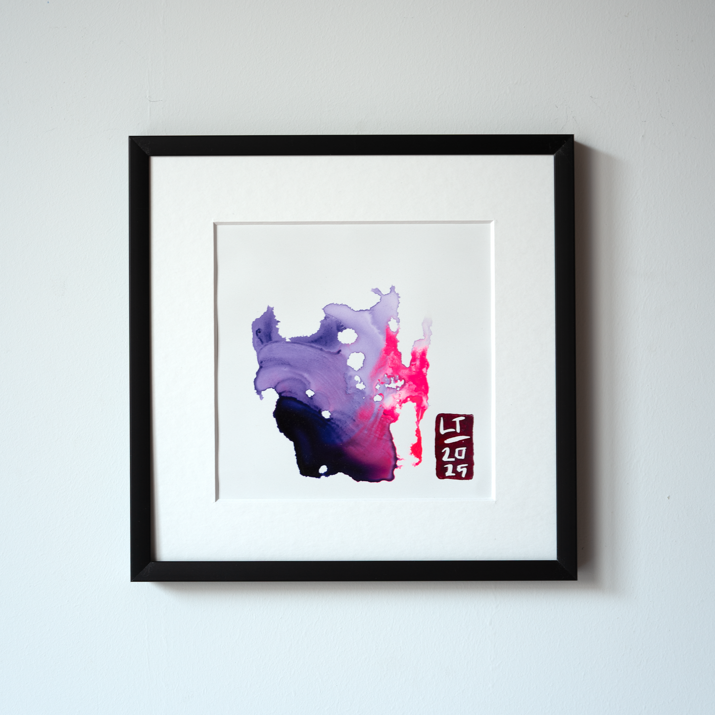 Ink on stonepaper | Untitled 9113 | 20x20cm