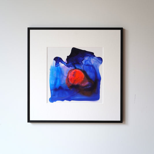 Ink on stonepaper | Untitled 9105 | 40x40cm